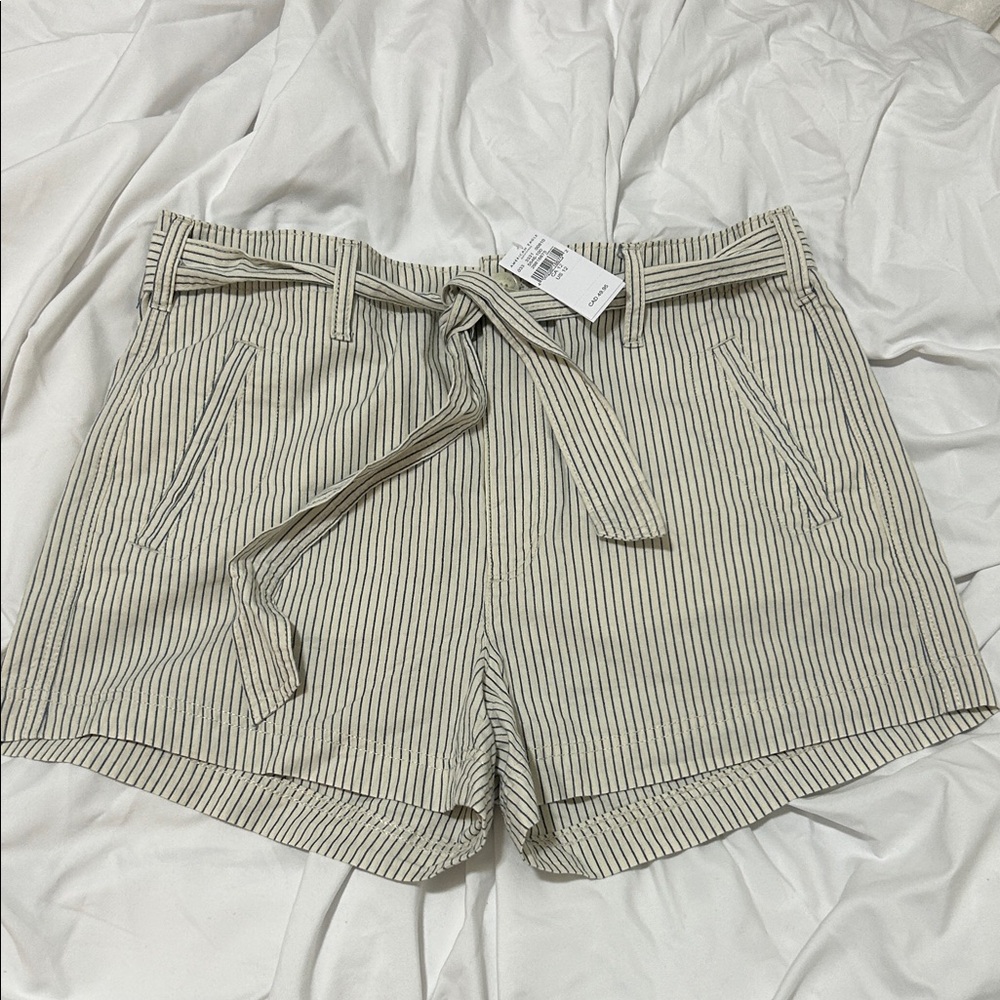 American Eagle Outfitters High Waist Striped Shorts